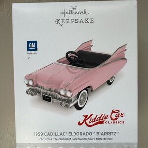 Hallmark Pink Cadillac Eldorado Ornament